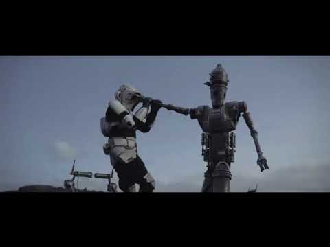 The Mandalorian - Episode 8 - IG-11 Saves Baby Yoda Scene (HD)