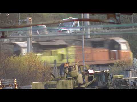 Colas Rail 70813 6J37 Logs Carnforth 131218