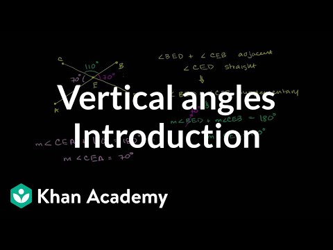 Vertical angles