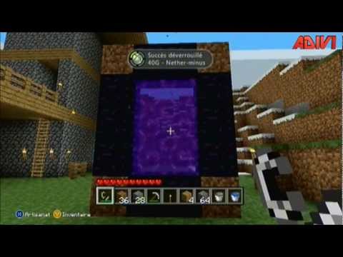 comment construire portail nether minecraft