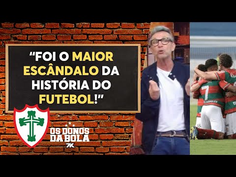 ‘Maior escândalo da história do futebol brasileiro’: Neto relembra Portuguesa rebaixada em 2013