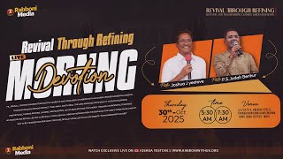 Download lagu 🔴 LIVE || Morning Devotion || 30-October-2025 || Message by Pr. Joshua J. Yestove || Rabboni Media mp3