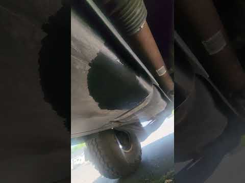 leaking fuel from what appears to be the top of the fuel tank #truck #mechanic #ford #overlanding