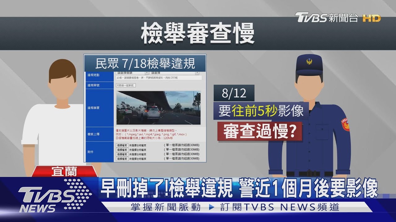 早刪掉了!檢舉違規 警近1個月後要影像