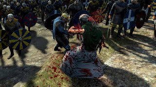 Civilians try to assassinate King while giving Battle Speech! - Total War Attila (Very Funny :P)
