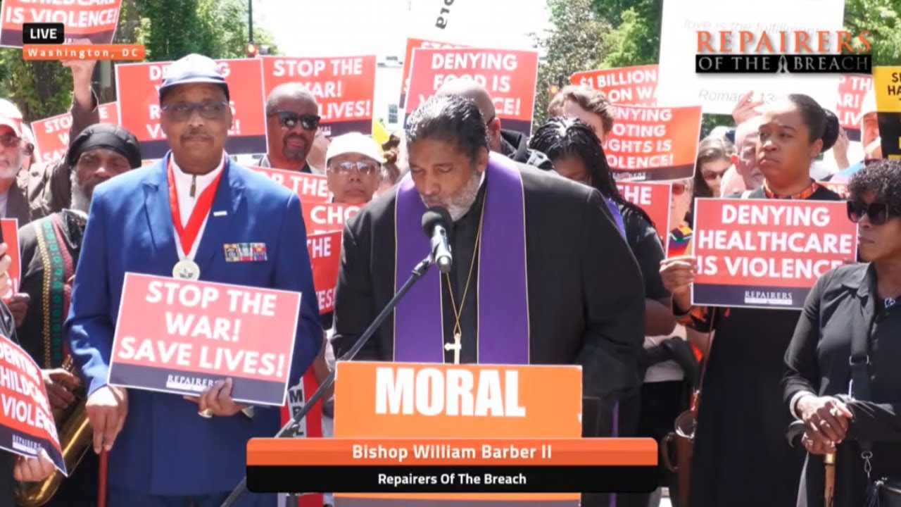 Moral Monday: Stop the War! (Washington, DC) | Rev. William Barber | Repairers of the Breach