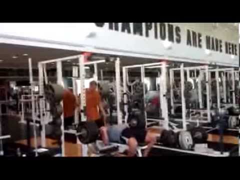 John Cena Training Benching Light then Very Heavy