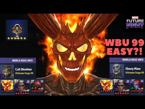 T3 GHOST RIDER [KING OF HELL] vs EBONY MAW & CULL 99 but i cheated using def down combos - MFF