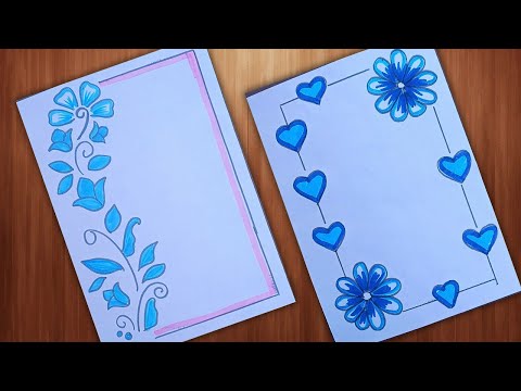 BORDER DESIGN/ FRONT PAGE DESIGNS/ ASSIGNMENT DESIGN/FLOWER DESIGNS/ PROJECT WORK DESIGN/ A4SHEET 😍