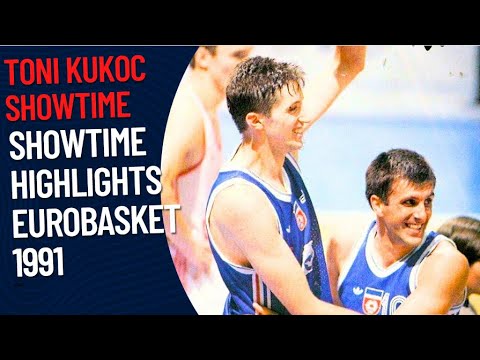 TONI KUKOC | Eurobasket 1991 | FULL HIGHLIGHTS SHOWTIME