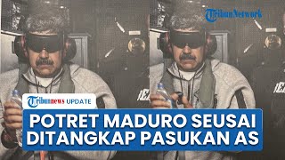 Potret Maduro di Kapal USS Iwo Jiwo seusai Ditangkap Pasukan Elit AS, Mata Ditutup Tangan Diborgol