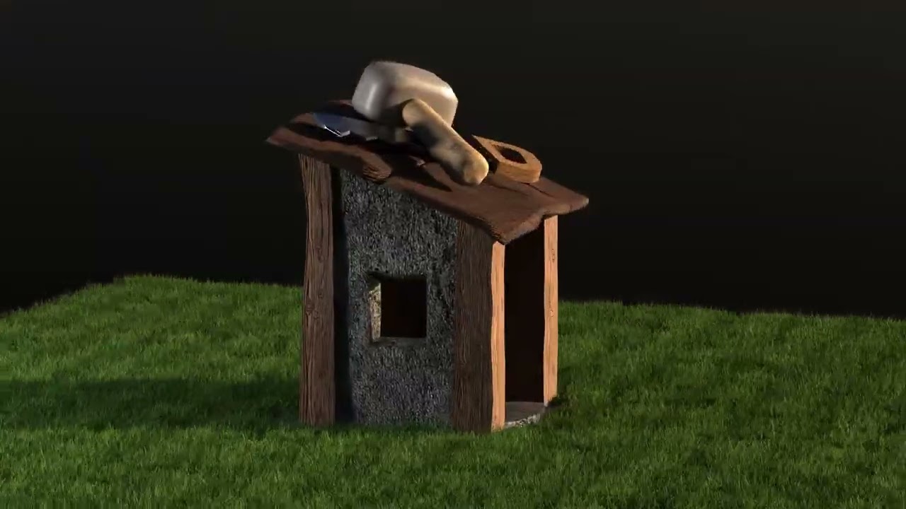 Builder Hut - Clash of Clans 3D Model