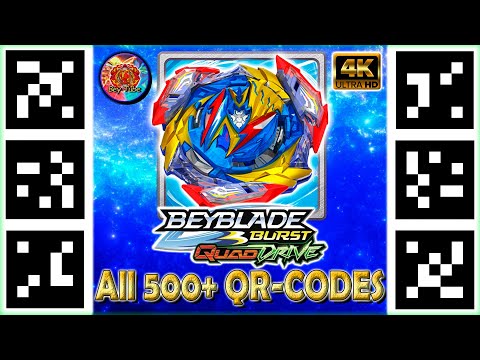 TODOS QR CODES BEYBLADES DE OURO EM 4K! ALL GOLDEN BEYBLADES QR