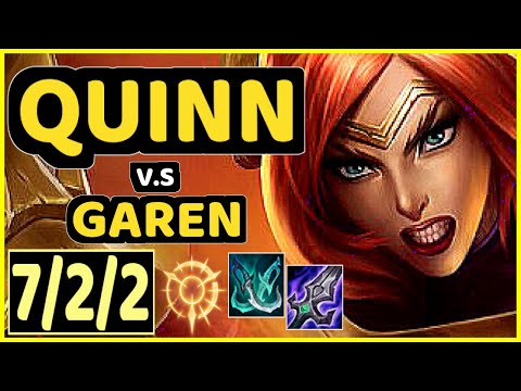 QUINN vs GAREN - 7/2/2 KDA TOP GAMEPLAY - EUW Ranked MASTER