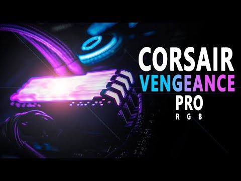 RAM CORSAIR DDR4 16GB 2x8GB 3200MHz DIMM CL16 VENGEANCE RGB Pro SL Juodas 1.35V XMP 2.0 video