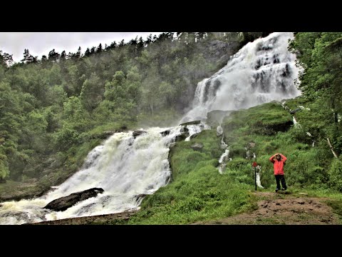 06-18 歐洲自駕遊 Day62挪威Sauda→Svandalsfossen 斯萬達爾瀑布→ Hose bru 霍色橋 →Jorpeland →Preikestolen Camping