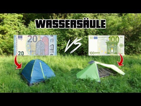Wassersäule Zelt einfache Erklärung/Ab wann ist mein Zelt Wasserdicht?(Camping-Bushcraft-Outdoor)