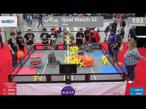 2017 VRC Arts Q52 - 8000X 5150H vs 98871A 5588C - 42 to 4