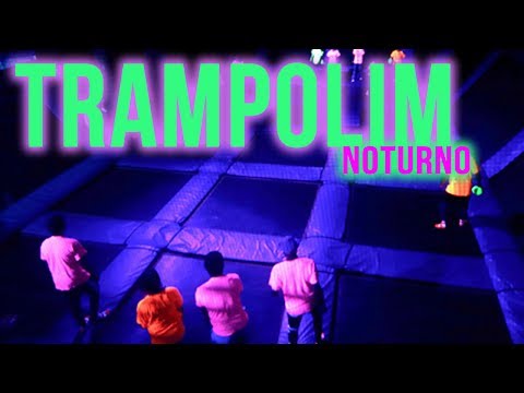 Fui no Trampolim Noturno!! - SKY ZONE - ESTADOS UNIDOS