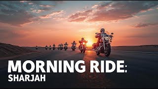 5:30 AM Group Ride | Sharjah to Sheesh Trail | Biker Community Vlog