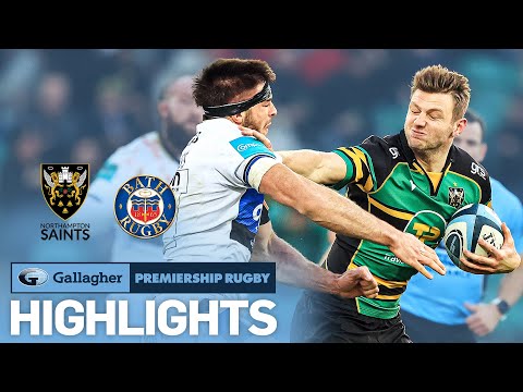 Northampton v Bath - HIGHLIGHTS | Nine Tries at the Gardens! | Premiership 2021/22