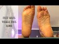 Feet Soles Wiggle Toes ASMR Soft Wrinkly Soles No Talking Relaxation