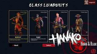Hanako: Honor & Blade - Tutorial & All Character Classes + Loadouts [1080p 60fps]