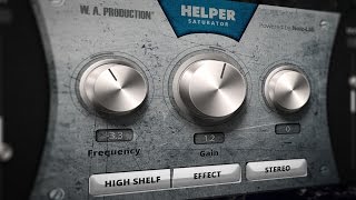 Video thumbnail for HELPER SATURATOR Review | VST, VST3, AU [Saturation] ☢ by W. A. Production