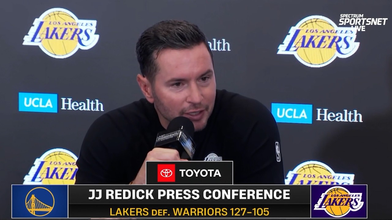 JJ Redick reacts to Lakers BLOWOUT win vs Warriors | Lakers Highlights | October 21, 2026