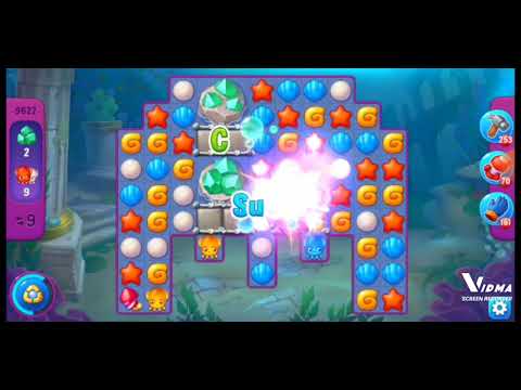 Fishdom. 9622 super hard level no boosters and diamonds. 18 moves