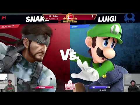 Couch Warriors WA ranbat August 2024- Losers Quarter-Final- BLACKOUT22 (Snake) vs Jarr (Luigi)