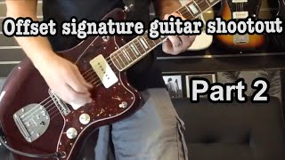 Video thumbnail for PART 2 - OFFSET SIGNATURE GUITAR SHOOTOUT - FENDER TVL KURT COBAIN J MASCIS LEE RANALDO RYAN JARMAN by Lord Fuzzman