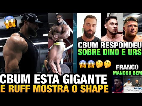 CBUM APARECE GIGANTE E FALOU SOBRE RAMON E URS - RUFF DIESEL MOSTRA O SHAPE + EDVAN E FELIPE FRANCO