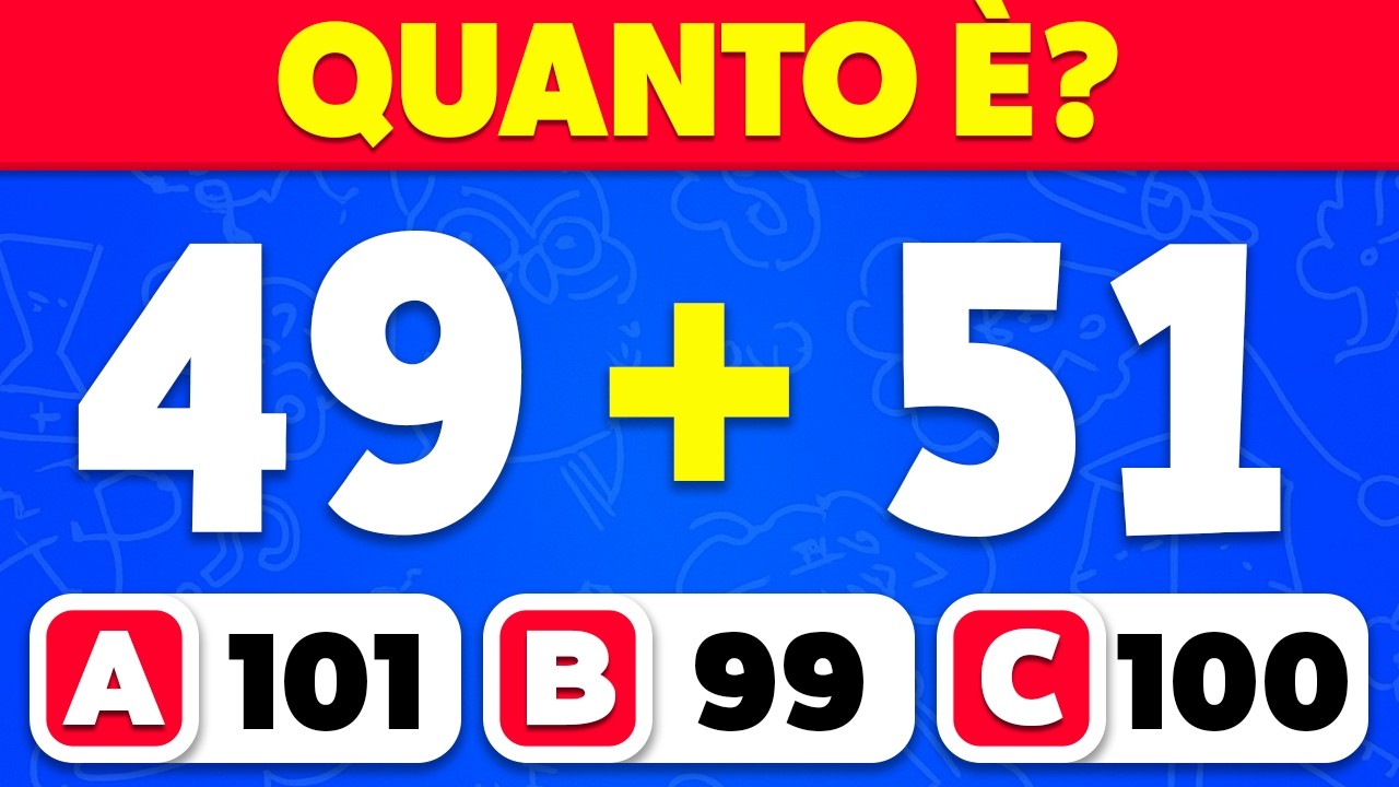 VOCÊ É BOM MESMO  DE MATEMÁTICA? ➗✖️🤓 | SUPER QUIZ DE MATEMÁTICA | 40 Perguntas