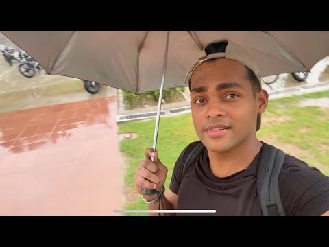 Day 153 of self improvement | rainy season at Max Hospital and workout in the park vlog ￼
