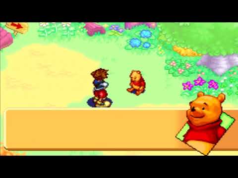 Kingdom Hearts Chain of Memories (GBA) Cutscene #74 Sora meets Winnie The Pooh