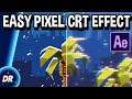 Pixel CRT Effect In After Effects