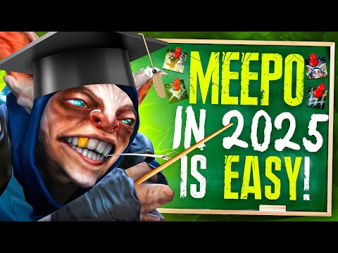 FULL GUIDE ON MEEPO IN 2025 | NOT A HARD HERO! DOTA 2 GUIDE!