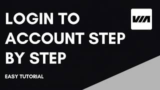 How to Login to Via Account Step by Step
