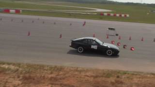 preview picture of video 'Miramar Electric Vehicle Autocross Run - EV Challenge 2011'