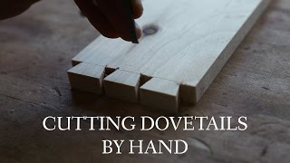 Cutting Dovetails by Hand: The Hand Tool Woodworking Apprenticeship Foundations Video