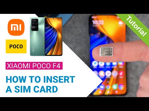 Xiaomi POCO F4 - How to insert a SIM card • 📲 • 📶 • ✅ • | Tutorial