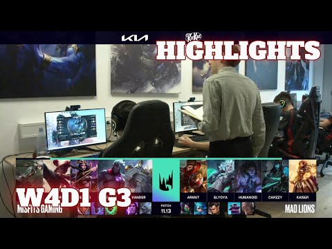 MSF vs MAD - Highlights | Week 4 Day 1 S11 LEC Summer 2021 | Misfits vs Mad Lions