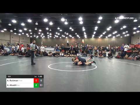 164 Lbs Rr Rnd 2 Alexa Ruttman Texas C Vs Alia Abushi California Blue