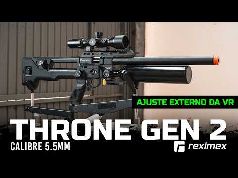 Reximex Throne Gen 2 5.5mm Com ajuste de Potência, Válvula Reguladora e Martelo.
