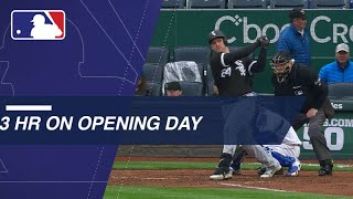 Matt Davidson hits three Opening Day homers to join trio