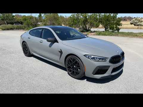 The 2022 M8 Comp Gran Coupe in Individual Lime Rock Grey | 4K