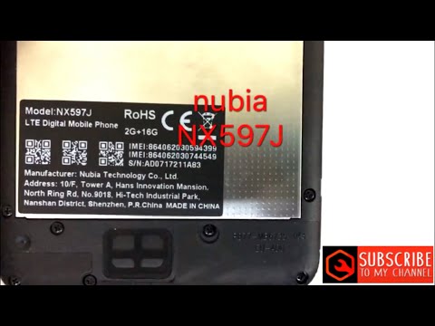 nubio NX597J frp bypass google account