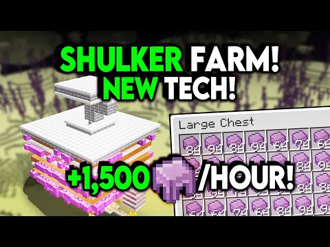 Minecraft Easy & Fast Shulker Farm +1.21 - NEW!