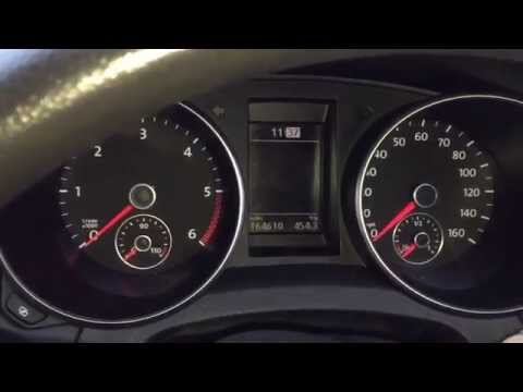 How to change / adjust time dash clock on VW golf mk6 (2011)